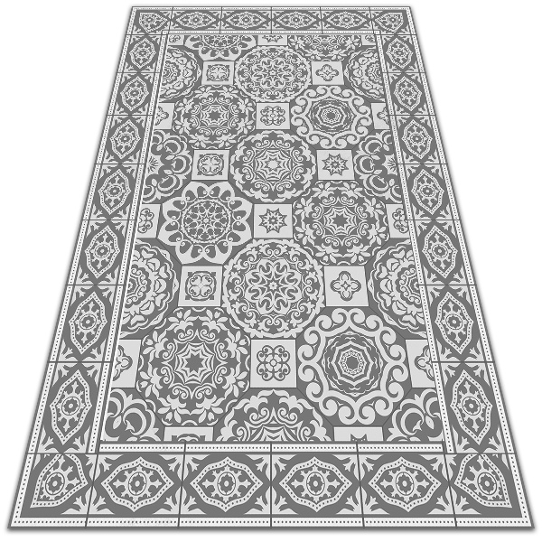 Universal vinyl rug Greek geometry