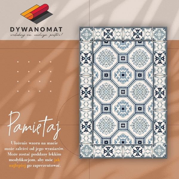 Vinyl rug Geometric shapes