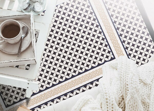 Interior PVC rug Beautiful marble