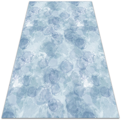 Universal vinyl rug watercolor stains