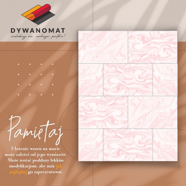 Indoor vinyl PVC carpet Marble tiles