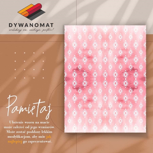 Universal vinyl carpet Indian geometry