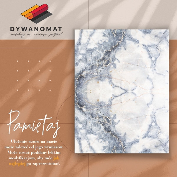Vinyl floor rug Beautiful stone