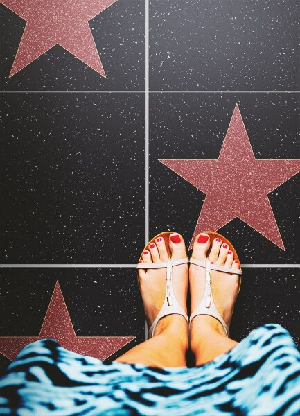 Vinyl interior carpet Stars