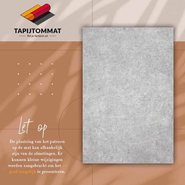 Fashionable vinyl rug Structural concrete