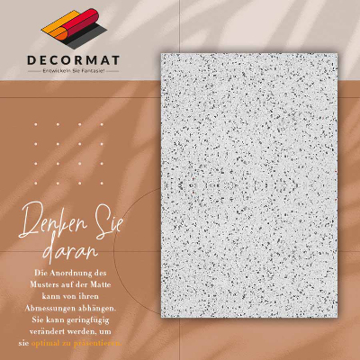 Universal vinyl rug Patterned marble