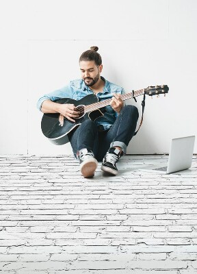 Living room vinyl carpet Wall