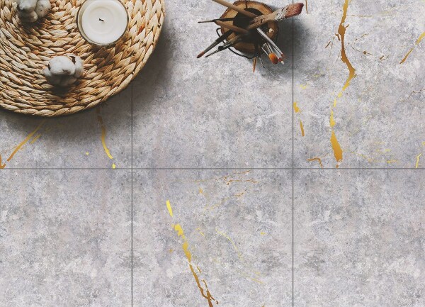 Vinyl floor mat Stone tiles