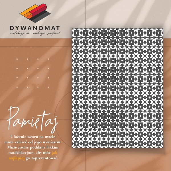 Indoor vinyl PVC carpet Spanish tiles