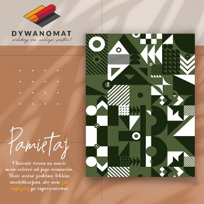 Fashionable vinyl rug Abstract patterns