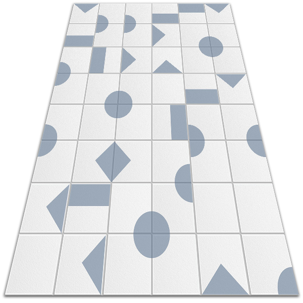 Vinyl rug Geometric shapes
