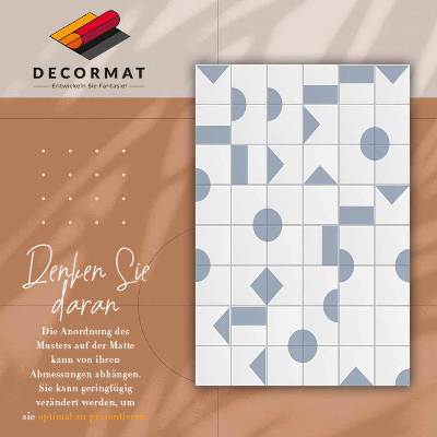 Vinyl rug Geometric shapes