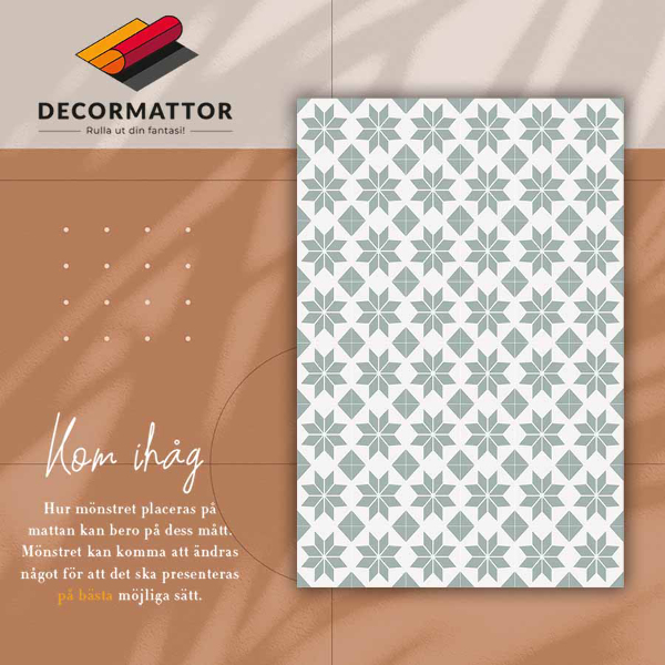 Indoor vinyl PVC carpet Gothic stars