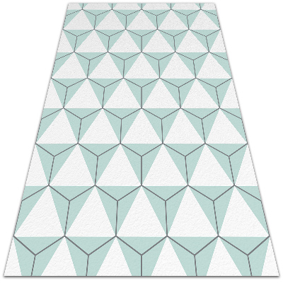 Universal vinyl carpet Watercolor hexagons