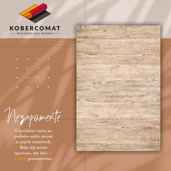 Interior PVC rug Raw wood