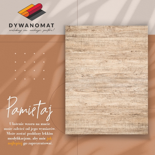 Interior PVC rug Raw wood