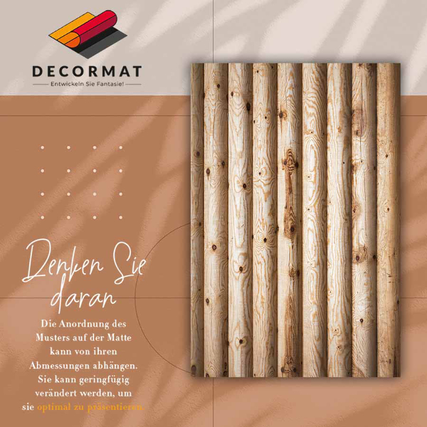 Indoor vinyl PVC carpet Wooden beams