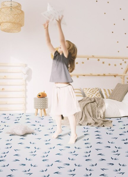 Interior PVC rug Swallows