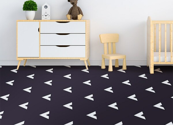 Vinyl rug Geometric arrows