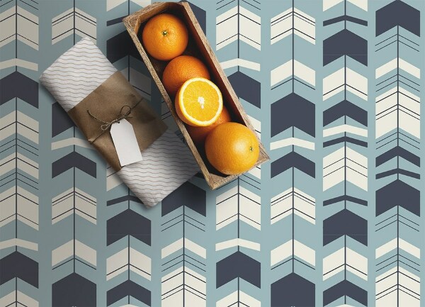 Universal vinyl carpet Indian arrows