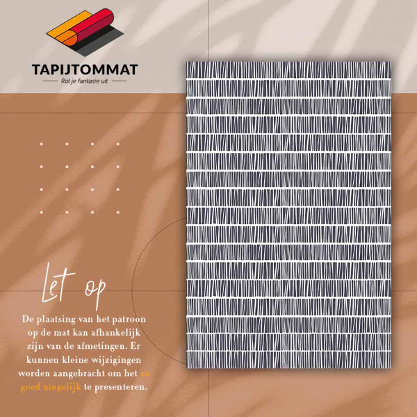 Universal vinyl carpet Abstract lines