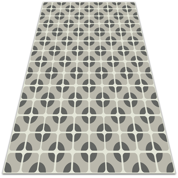 Indoor vinyl PVC carpet Geometric circles