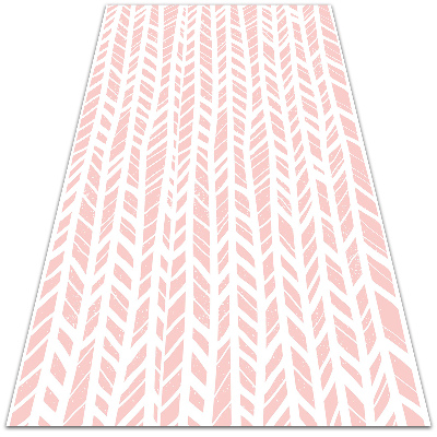 Universal vinyl carpet Geometric leaves