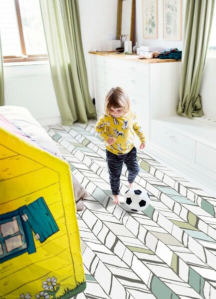 Indoor vinyl PVC carpet Indian weaves
