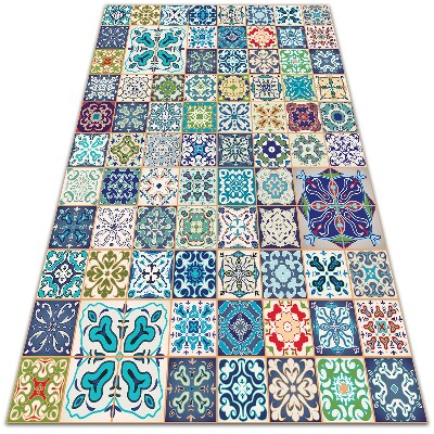 Universal vinyl rug Portuguese pattern
