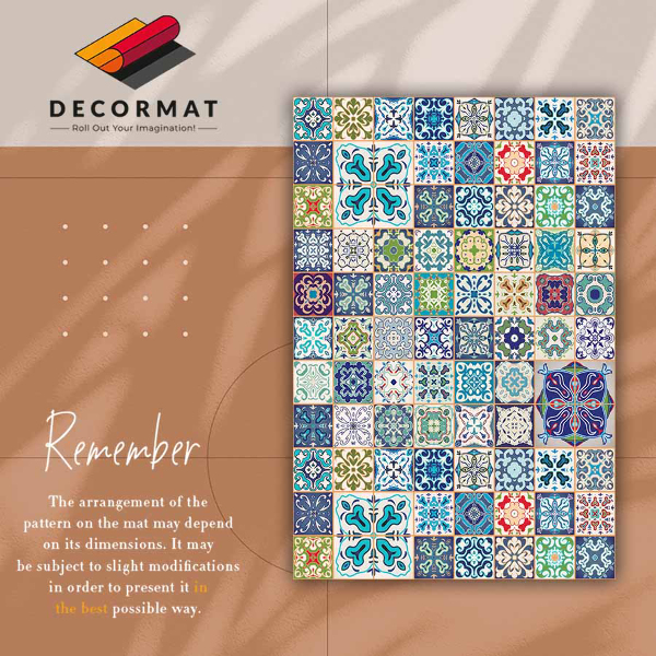 Universal vinyl rug Portuguese pattern