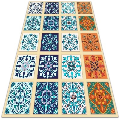 Fashionable PVC carpet Greek tiles