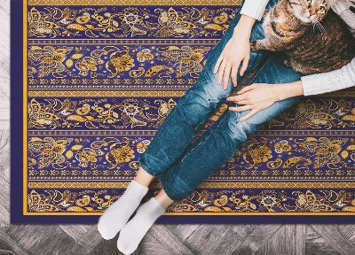 Vinyl floor rug Vintage Paisley