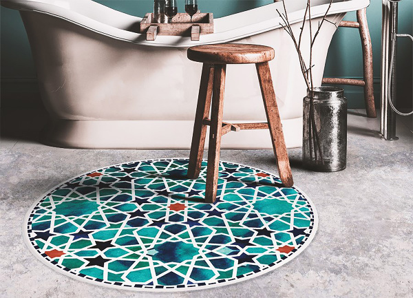 Universal vinyl carpet geometruczne stars