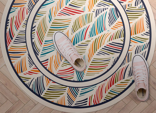 Universal indoor PVC carpet contour list