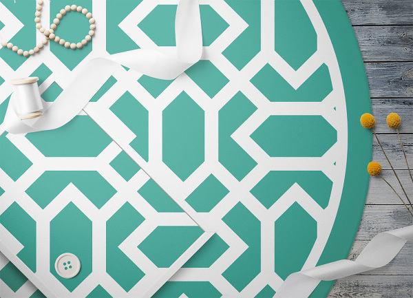 Round PVC rug braided pattern