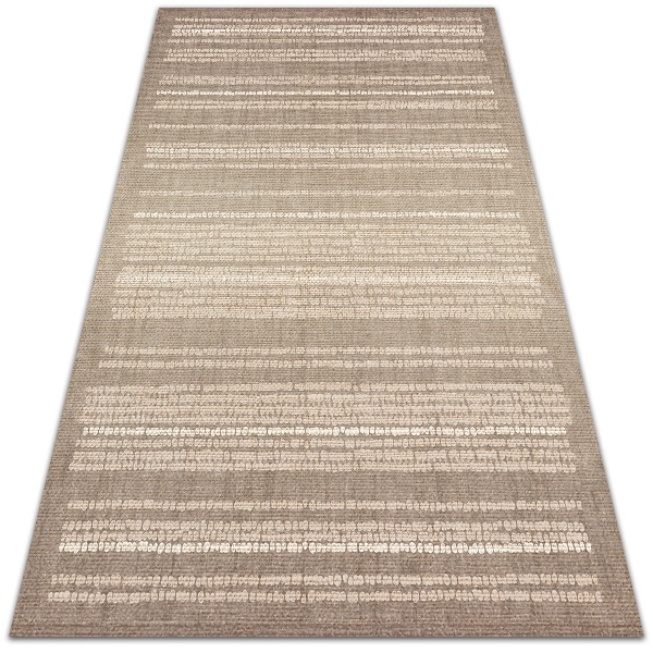Universal vinyl carpet Beige fabric