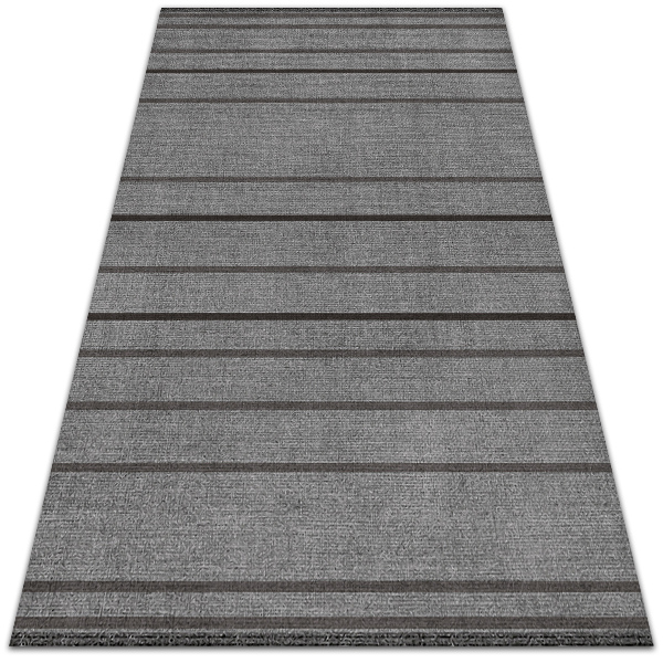 Fashionable PVC carpet Gray stripes