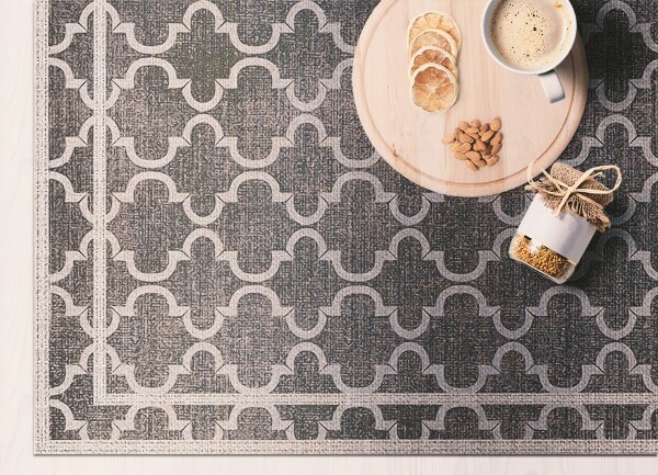 Indoor vinyl PVC carpet Moroccan style