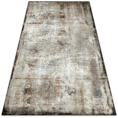 Vinyl floor mat Rusty metal