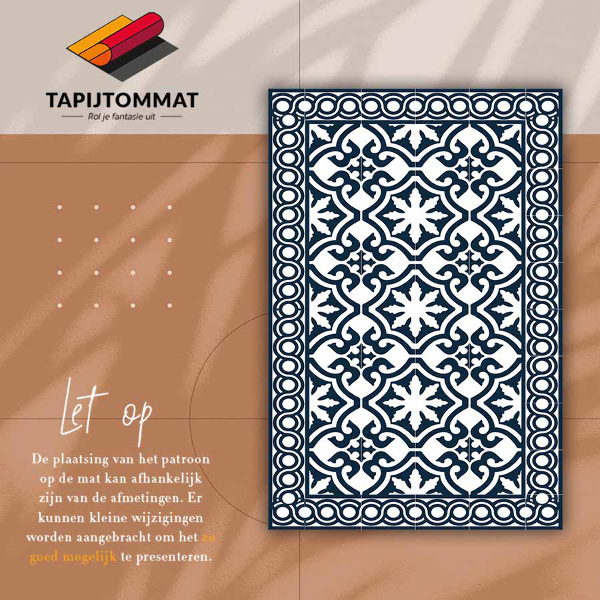Interior PVC rug Portuguese tile