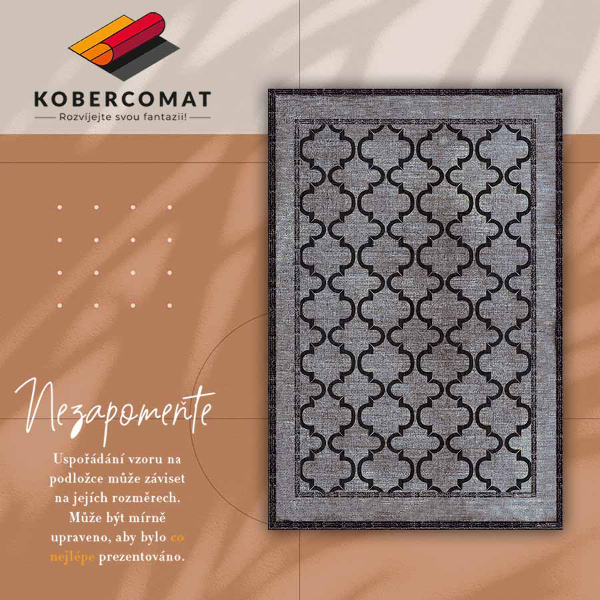 Fashinable interior vinyl carpet Morocco style