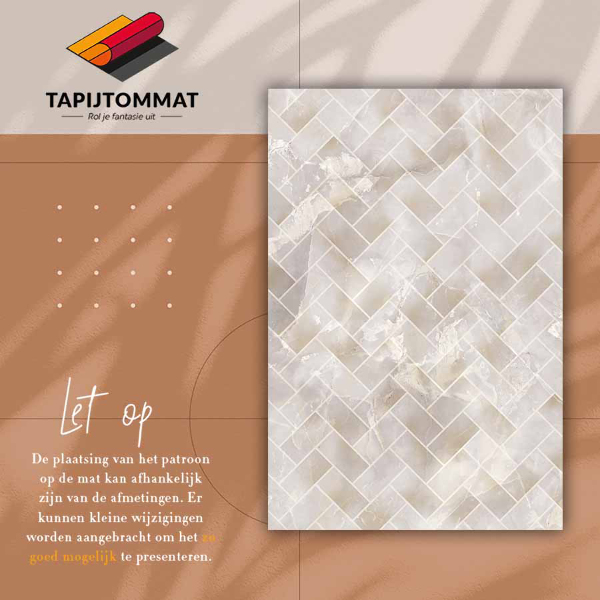 Indoor vinyl PVC carpet Marble panels