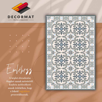 Vinyl carpet Talavera pattern