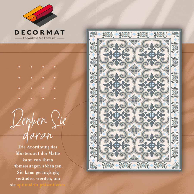 Vinyl carpet Talavera pattern