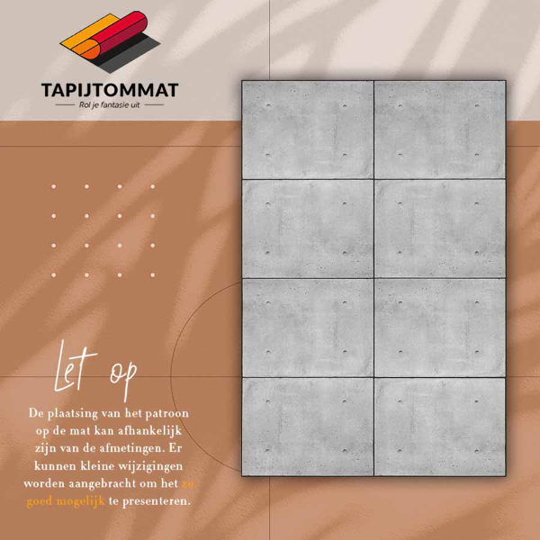Universal vinyl carpet Concrete slabs