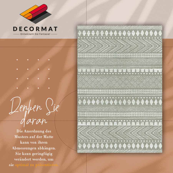 Universal vinyl carpet Indian style