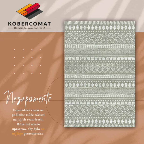 Universal vinyl carpet Indian style