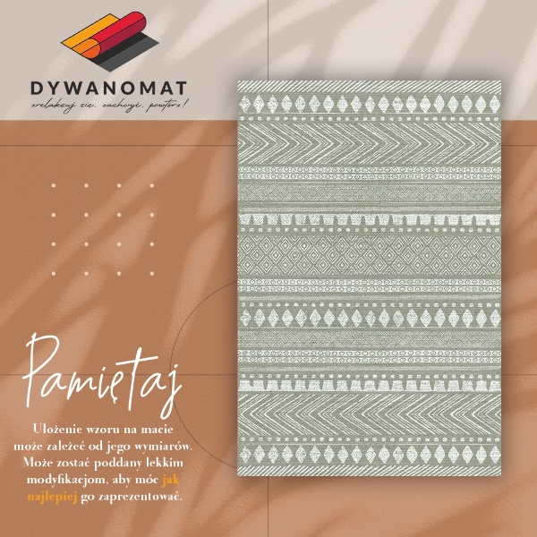 Universal vinyl carpet Indian style