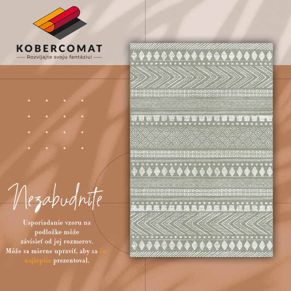 Universal vinyl carpet Indian style