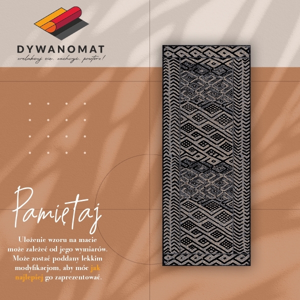 Universal vinyl carpet Mix of patterns